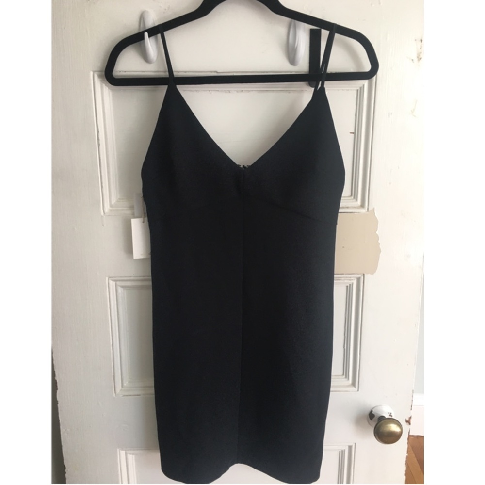 NWT Aritzia black spaghetti strap dress